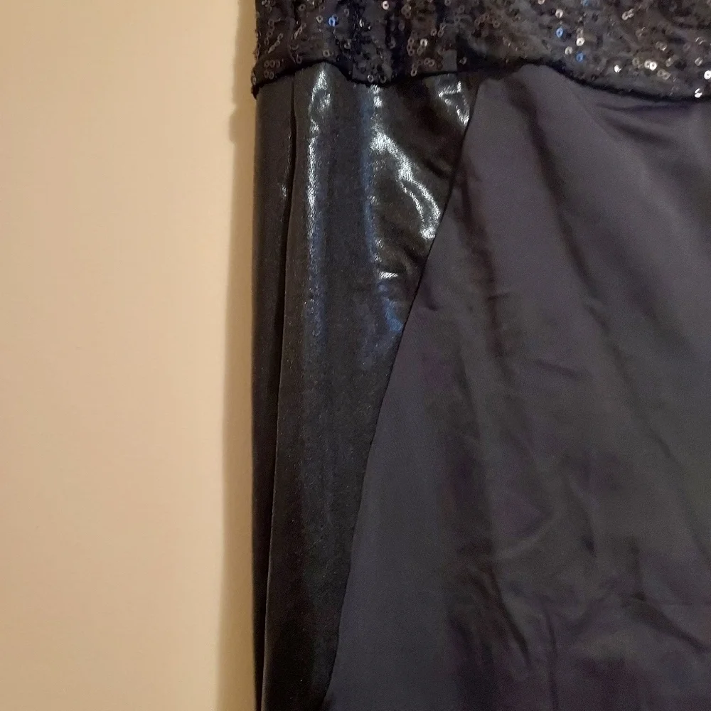 Balera 2 pc dancewear LA (12-14) black shiny set rn#64830 85%nylon 15%spandex - Picture 10 of 13